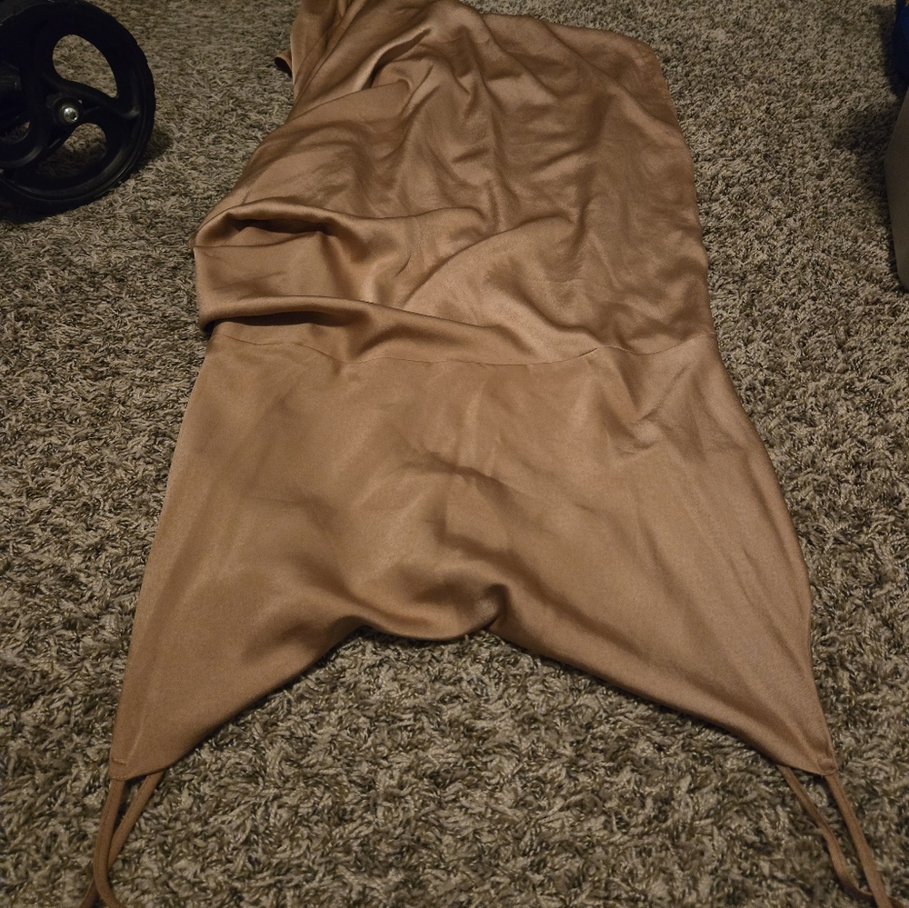 2xl pink silk dress